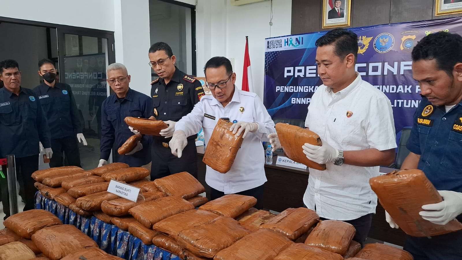 85 Kg Ganja Dikemas Seperti Kopi Diamankan BNN