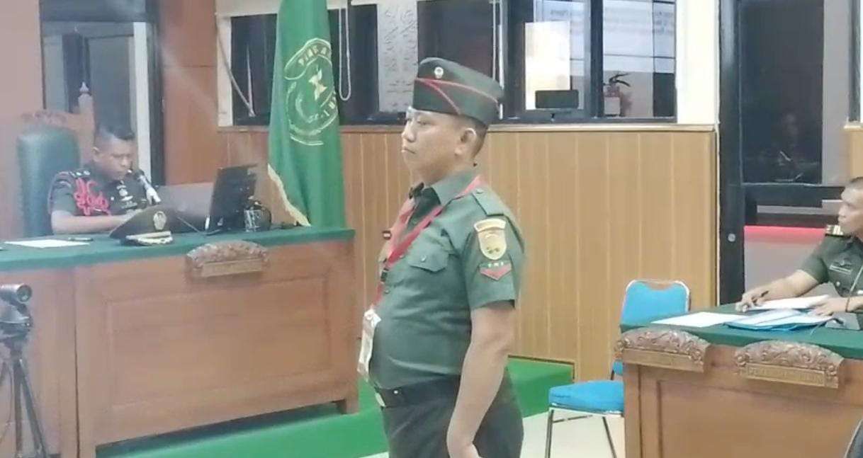 Oditur Pengadilan Militer Tuntut Hukuman Mati Kopda Bazarsah